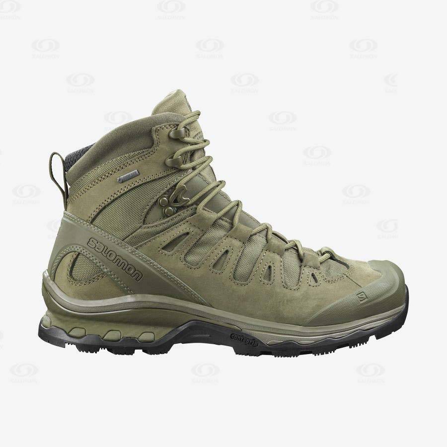 Olive Men\'s Salomon QUEST 4D GORE-TEX FORCES 2 EN Tactical Boots | USA-S1499