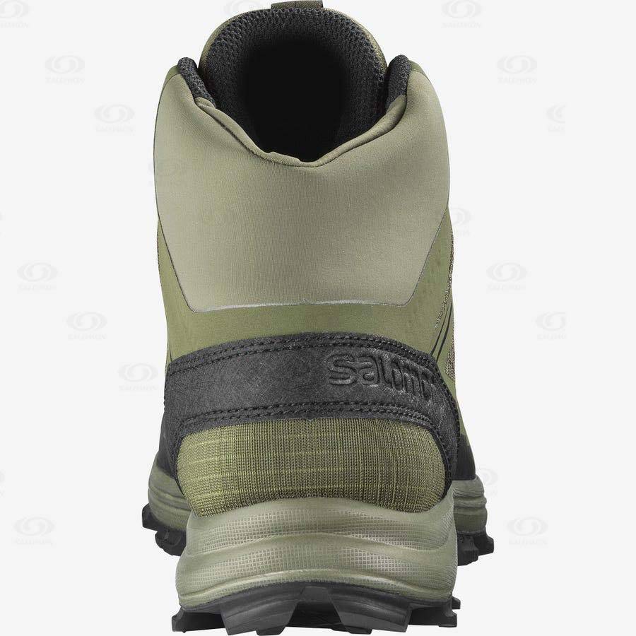 Olive Men's Salomon SPEED ASSAULT Tactical Boots | USA-O2454