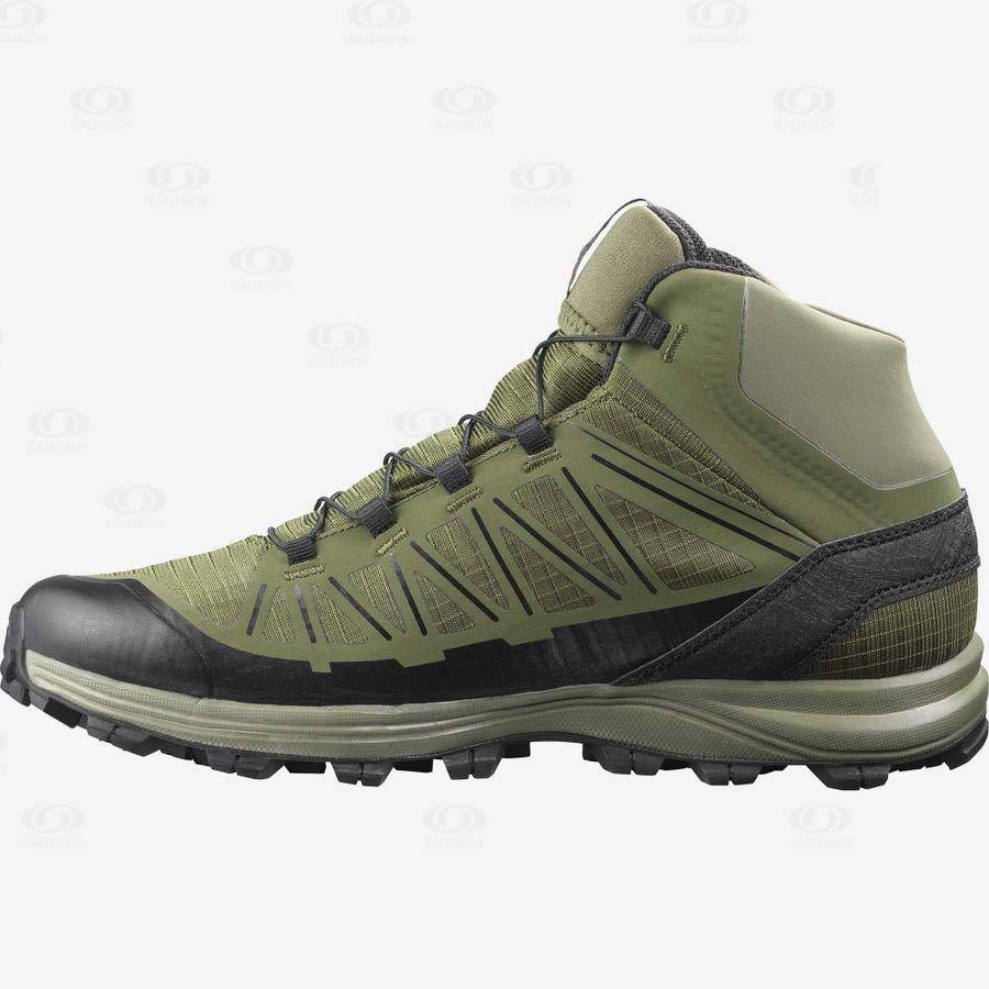 Olive Men's Salomon SPEED ASSAULT Tactical Boots | USA-O2454