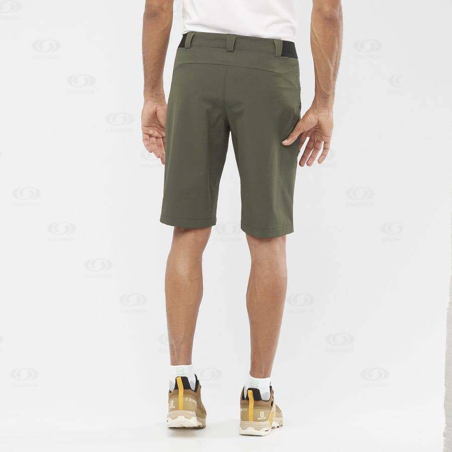 Olive Men's Salomon WAYFARER Shorts | USA-L1872