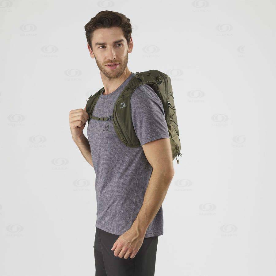 Olive Men's Salomon XT 10 Backpacks | USA-S1513