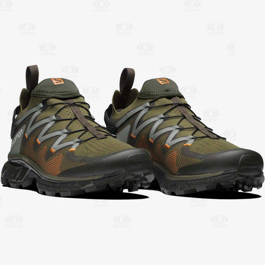 Olive Men's Salomon XT-RUSH Sneakers | USA-A2431