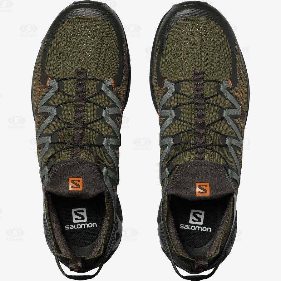 Olive Men's Salomon XT-RUSH Sneakers | USA-A2431