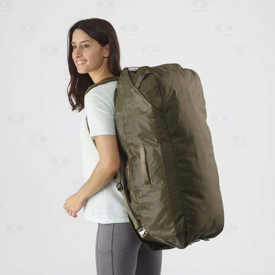 Olive Women's Salomon OUTLIFE DUFFEL 70 Bags | USA-S1380