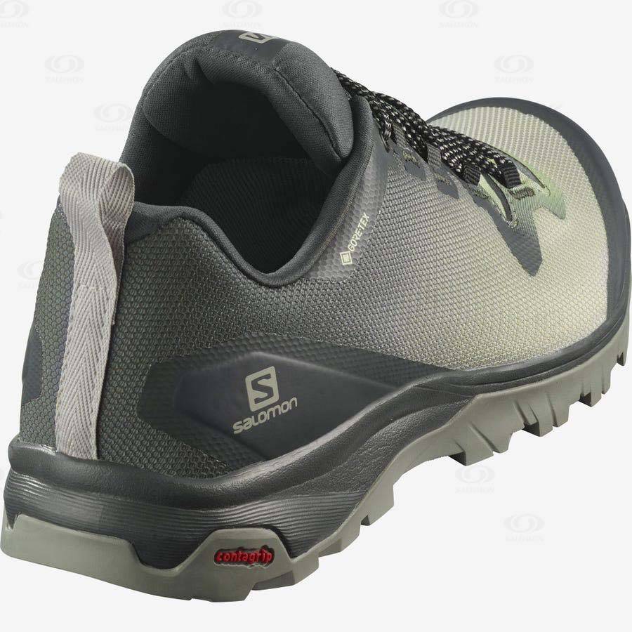 Olive Women's Salomon VAYA GORE-TEX Waterproof Shoes | USA-O1049