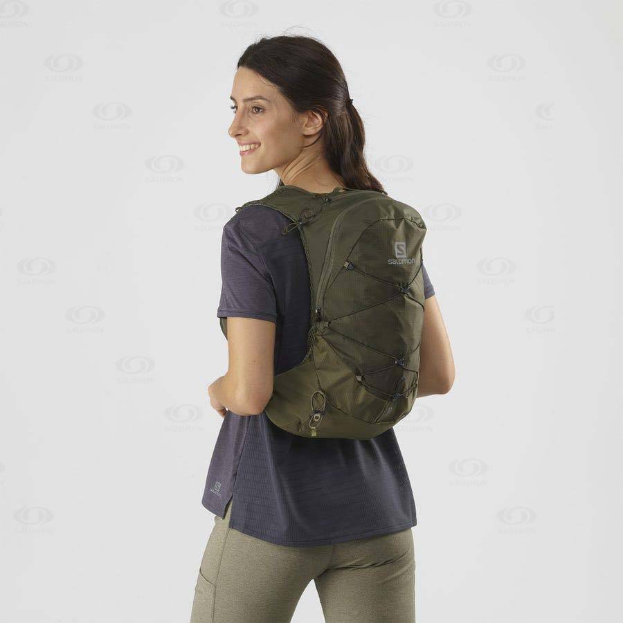 Olive Women's Salomon XT 10 Backpacks | USA-A2354