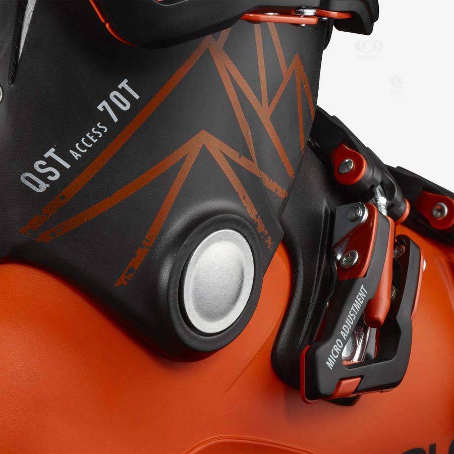 Orange / Black Kids' Salomon QST ACCESS 70 T Ski Boots | USA-L2537