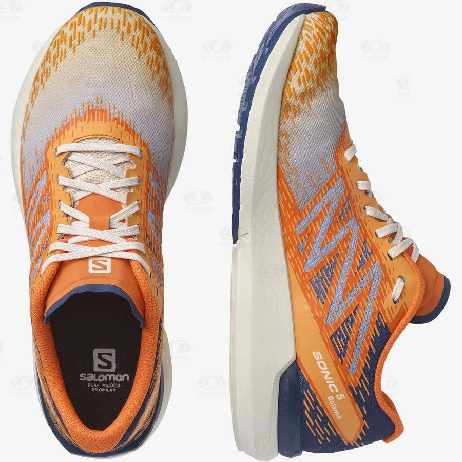 Orange Men's Salomon SONIC 5 BALANCE Running Shoes | USA-M1657