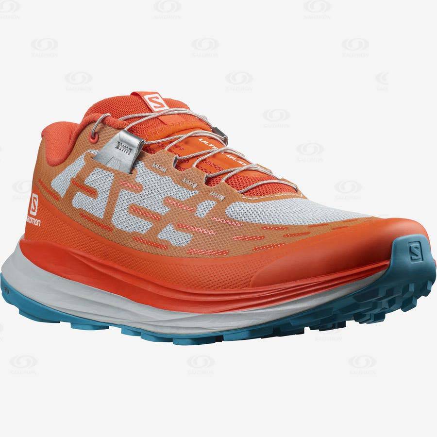 Orange Men's Salomon ULTRA GLIDE Trail Running Shoes | USA-N1659