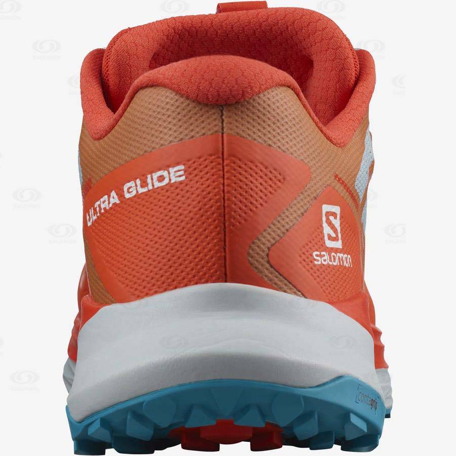 Orange Men's Salomon ULTRA GLIDE Trail Running Shoes | USA-N1659