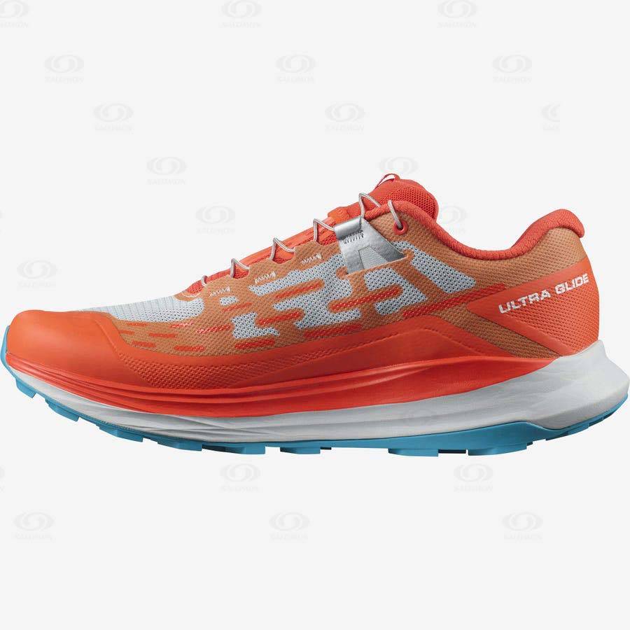 Orange Men's Salomon ULTRA GLIDE Trail Running Shoes | USA-N1659