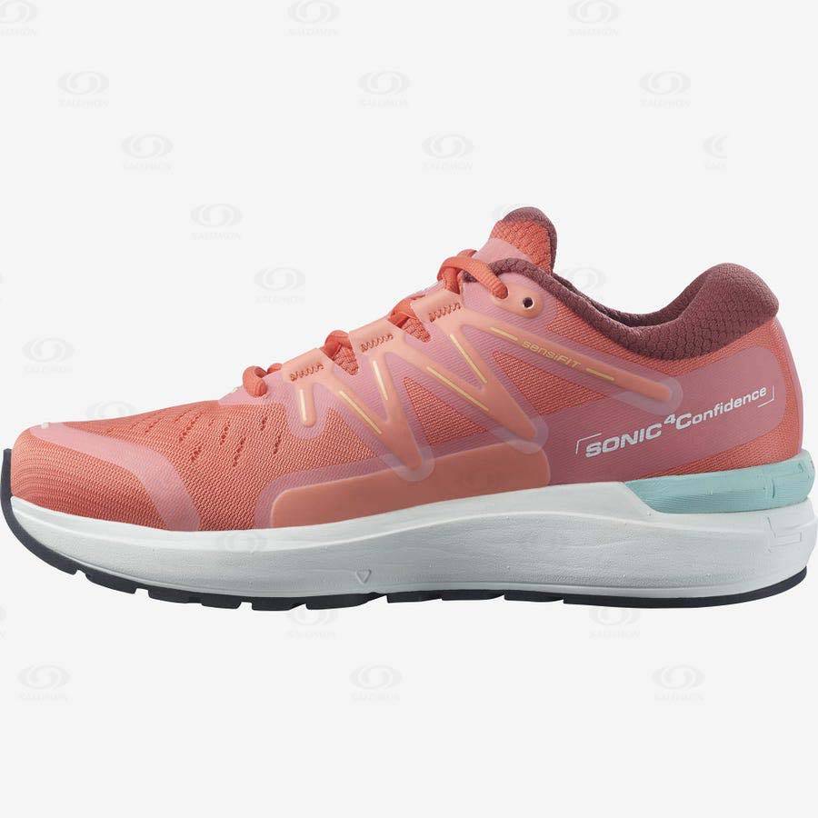 Pink Women's Salomon SONIC 4 Confidence Running Shoes | USA-wO1126