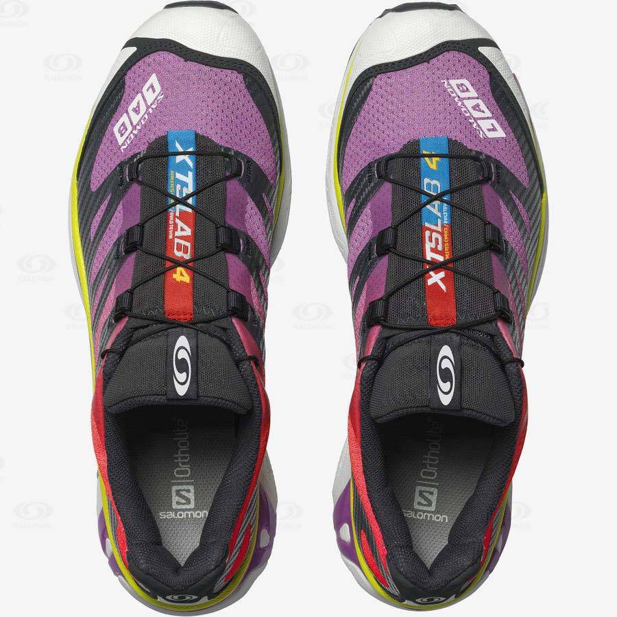 Purple / Black Men's Salomon XT-4 ADVANCED Sneakers | USA-S1541