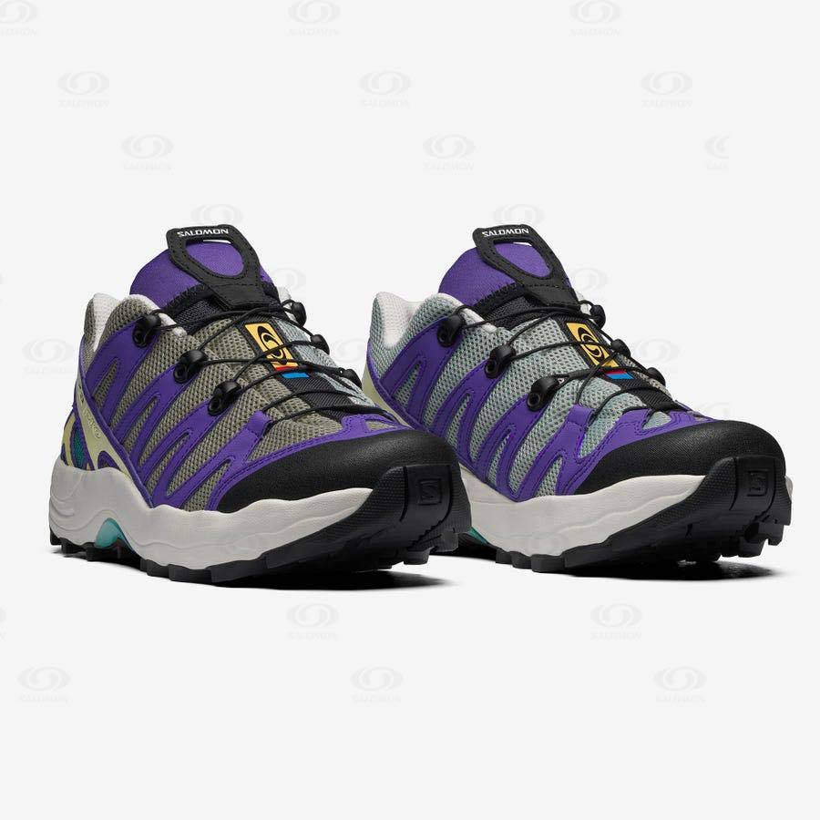 Purple / Grey Men's Salomon XA PRO 1 Sneakers | USA-S2577