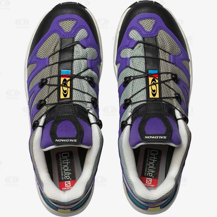 Purple / Grey Men's Salomon XA PRO 1 Sneakers | USA-S2577