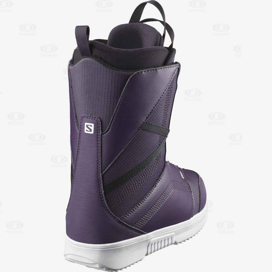 Purple Women's Salomon SCARLET BOA Ski Boots | USA-A1766