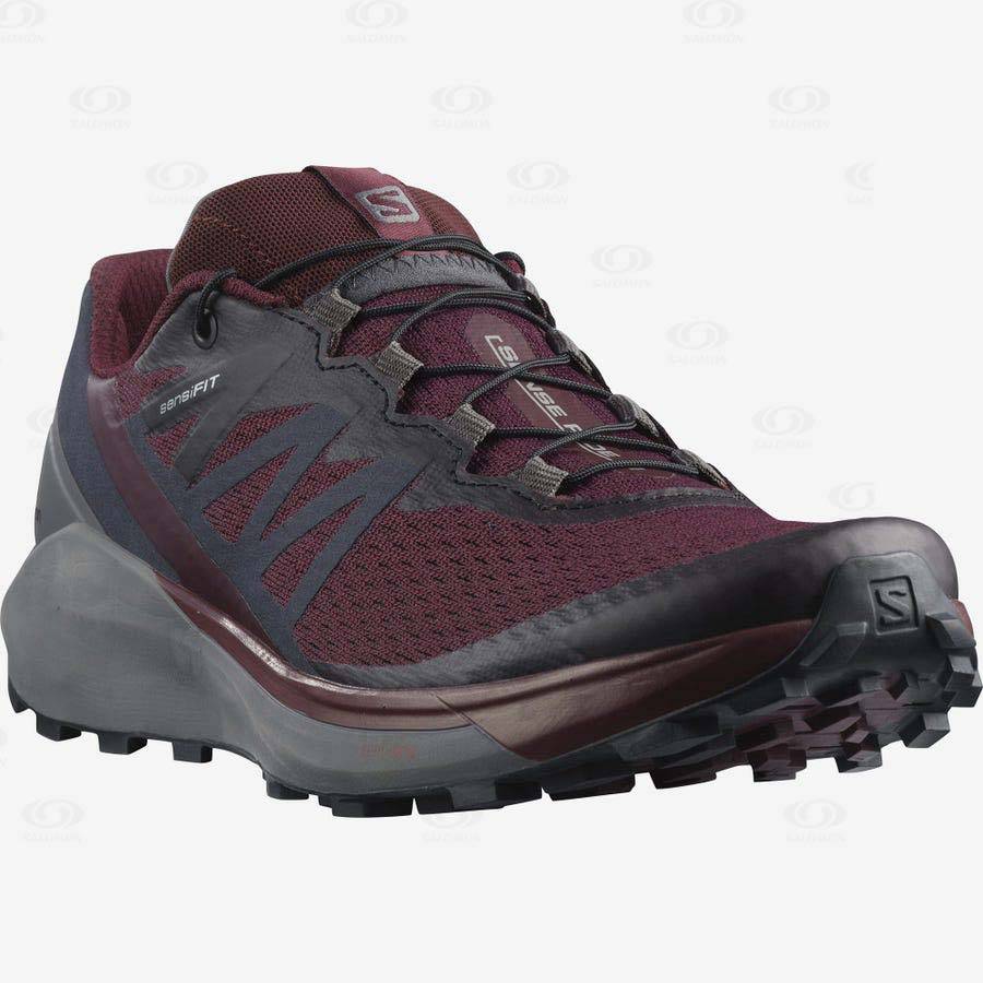 Purple Women's Salomon SENSE RIDE 4 Trail Running Shoes | USA-L1718