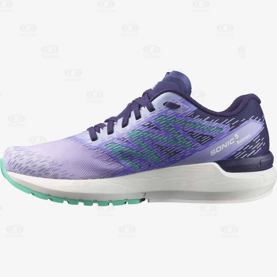 Purple Women's Salomon SONIC 5 BALANCE Running Shoes | USA-N2464