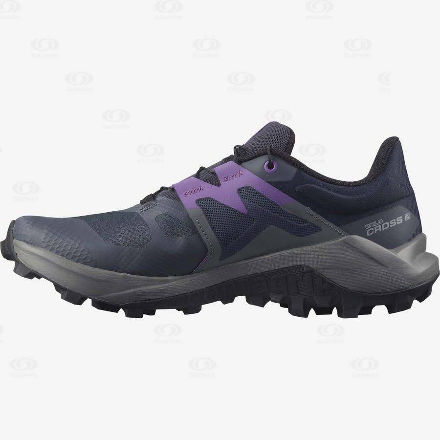 Purple Women's Salomon WILDCROSS 2 Trail Running Shoes | USA-M2441