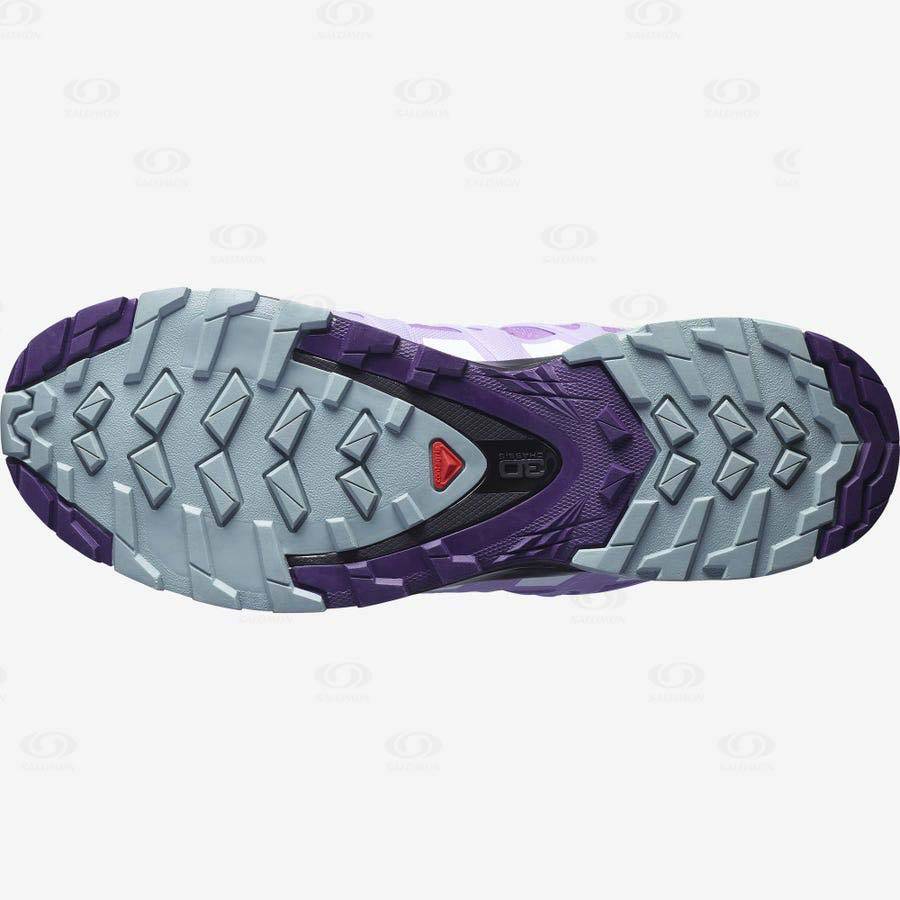 Purple Women's Salomon XA PRO 3D v8 GORE-TEX Hiking Shoes | USA-L1830