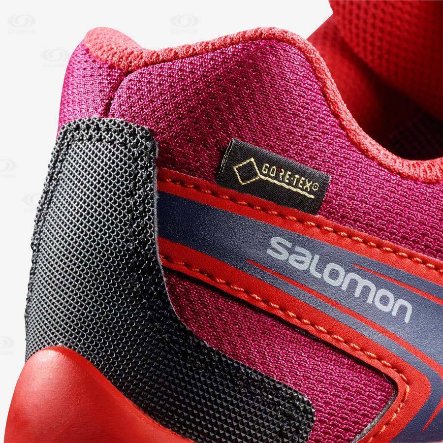 Red Kids' Salomon X-ULTRA MID GORE-TEX Waterproof Shoes | USA-A2515