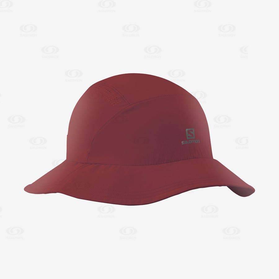 Red Men\'s Salomon MOUNTAIN Hats | USA-L1914