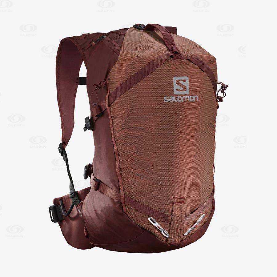 Red Men\'s Salomon MTN 30 Backpacks | USA-S1968