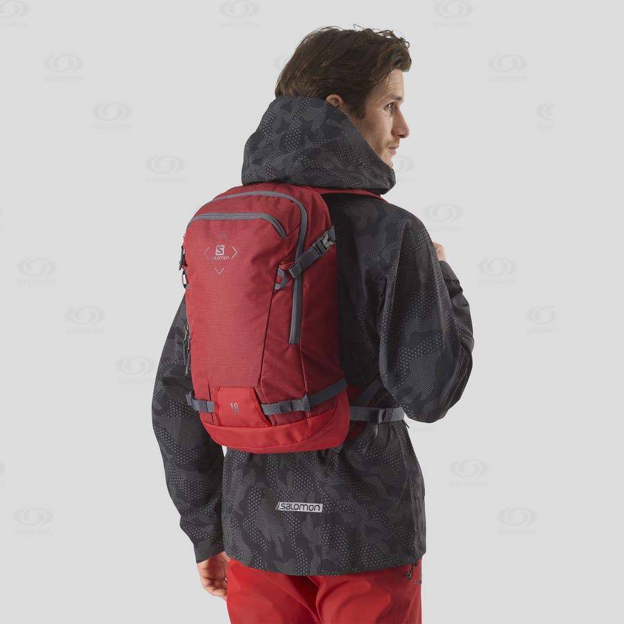 Red Men's Salomon SIDE 18 Backpacks | USA-O1434