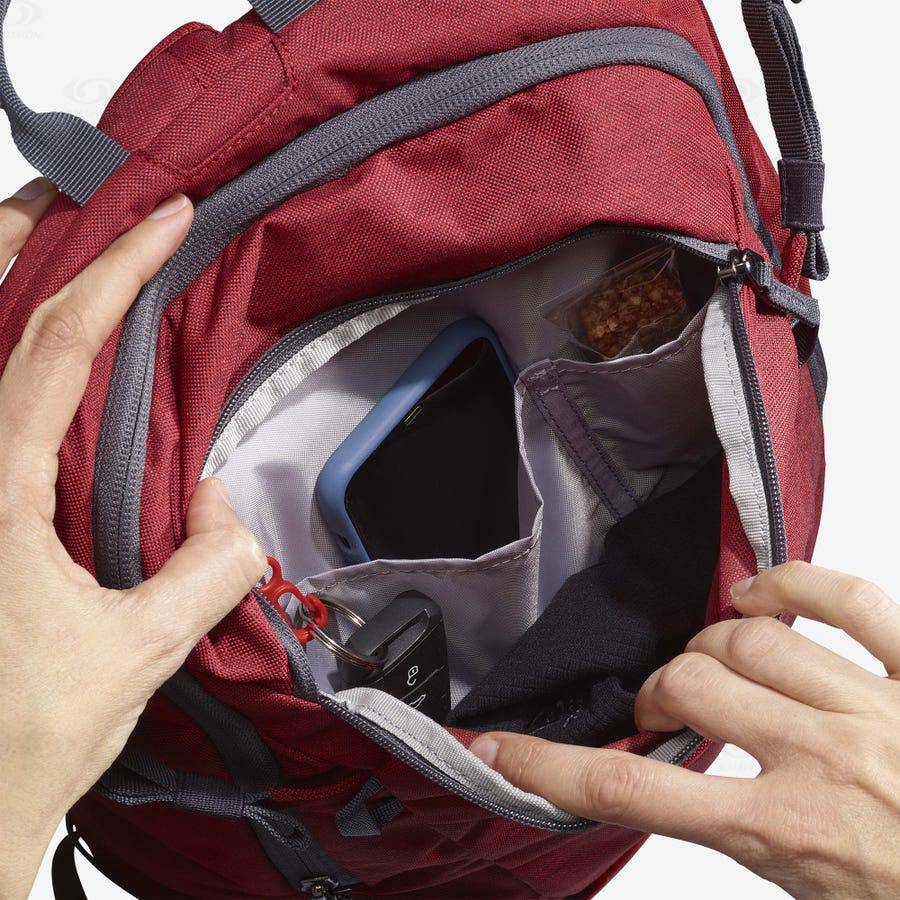 Red Men's Salomon SIDE 18 Backpacks | USA-O1434