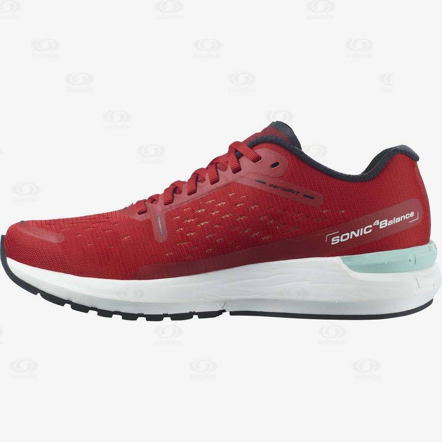 Red Men's Salomon SONIC 4 Balance Running Shoes | USA-A2298