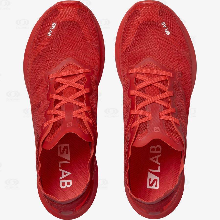 Red Men's Salomon S/LAB PHANTASM Running Shoes | USA-A2550