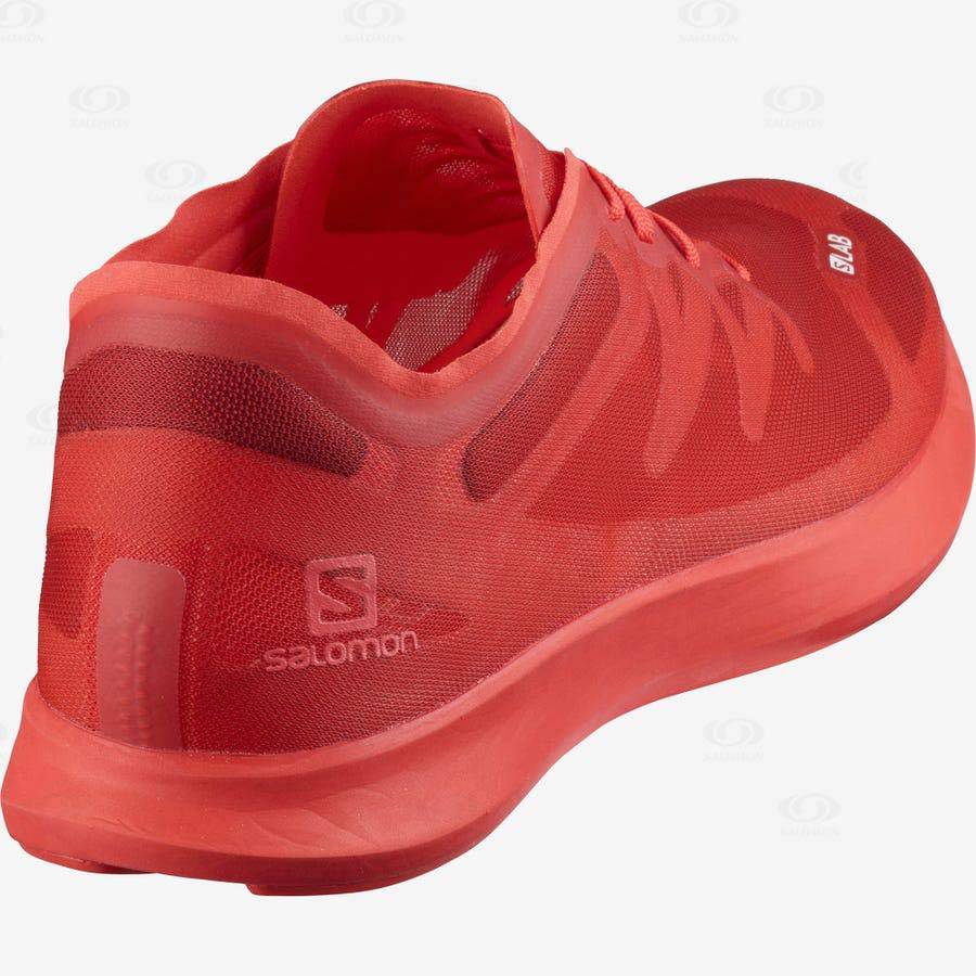 Red Men's Salomon S/LAB PHANTASM Running Shoes | USA-A2550