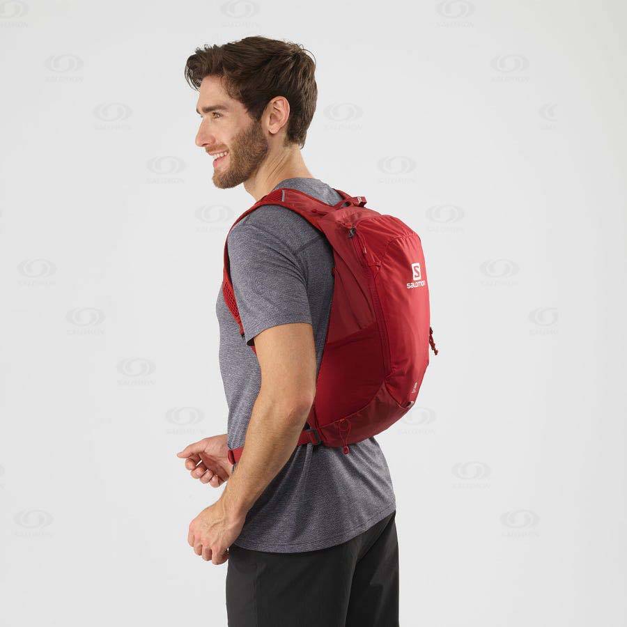 Red Men's Salomon TRAILBLAZER 10 Backpacks | USA-O2456