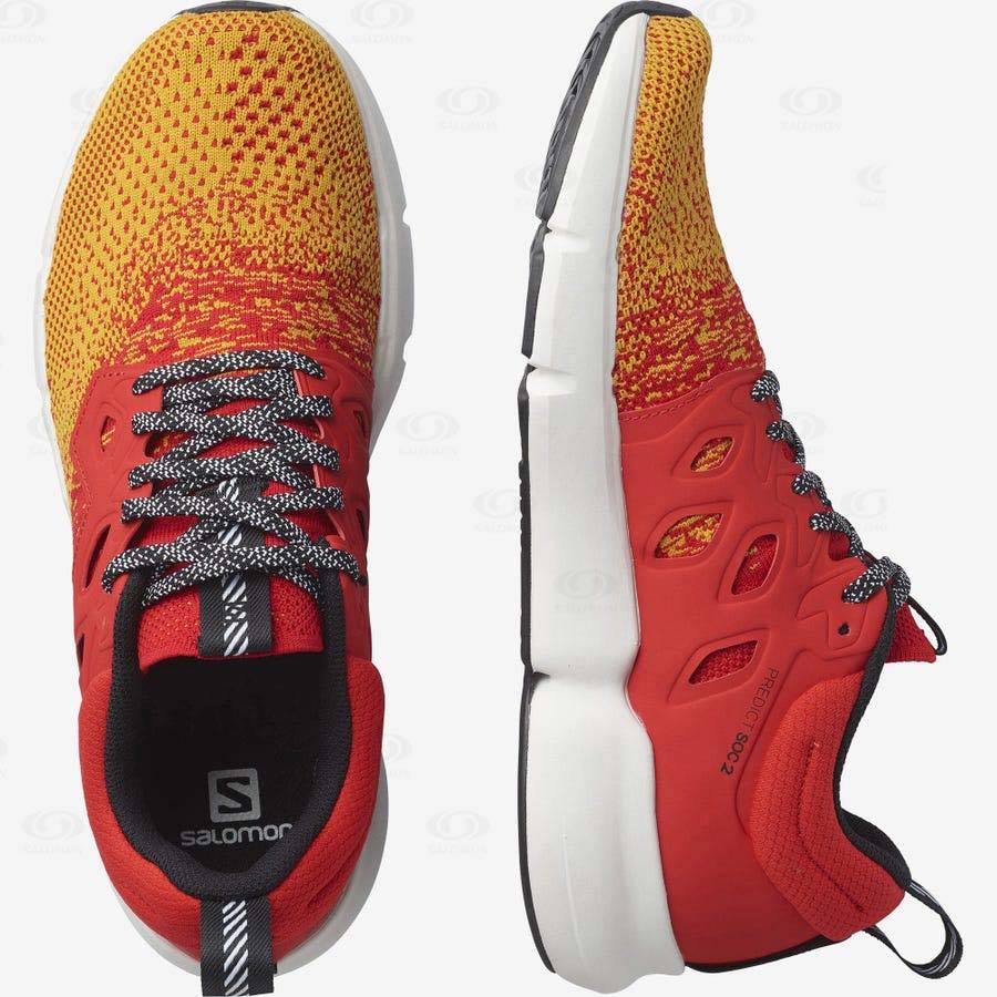 Red / Orange Men's Salomon PREDICT SOC 2 Running Shoes | USA-O1950