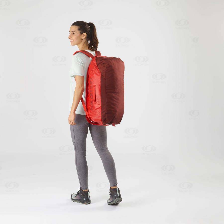 Red Women's Salomon OUTLIFE DUFFEL 45 Bags | USA-N1701