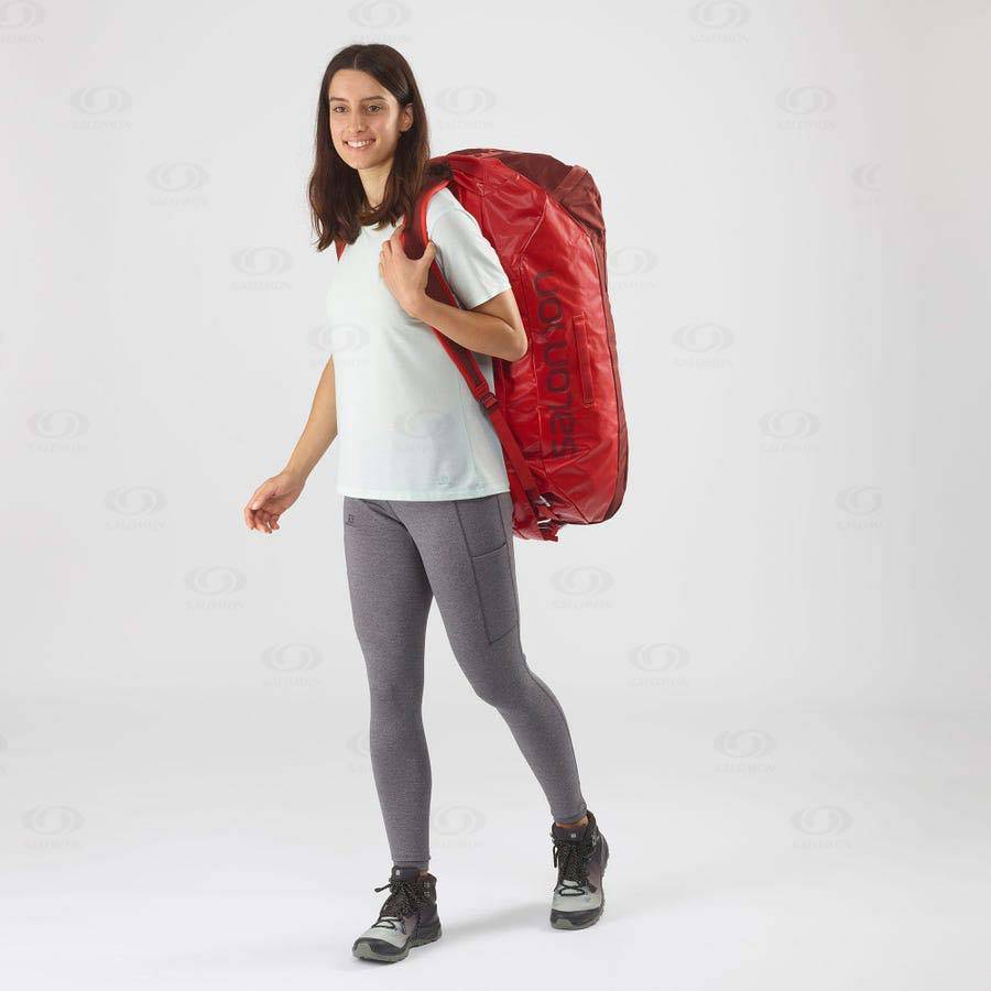 Red Women's Salomon OUTLIFE DUFFEL 70 Bags | USA-M1041