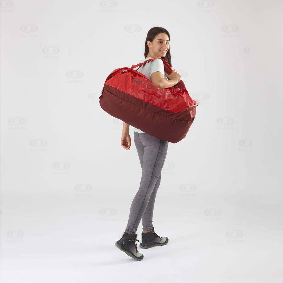 Red Women's Salomon OUTLIFE DUFFEL 70 Bags | USA-M1041