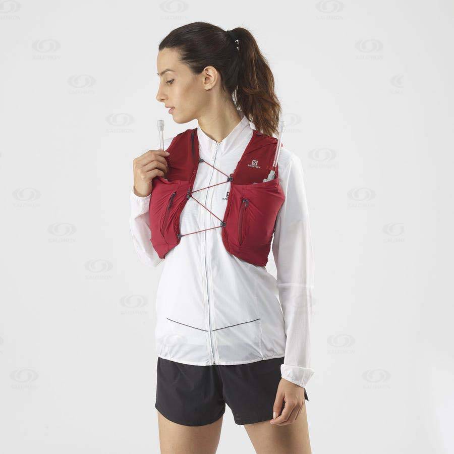 Red Women's Salomon SENSE PRO 10 Running Packs | USA-O2225