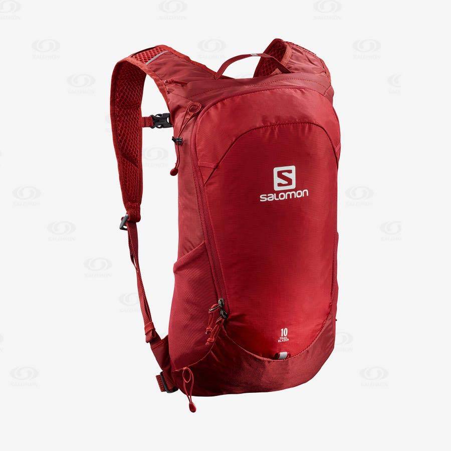 Red Women\'s Salomon TRAILBLAZER 10 Backpacks | USA-M1510