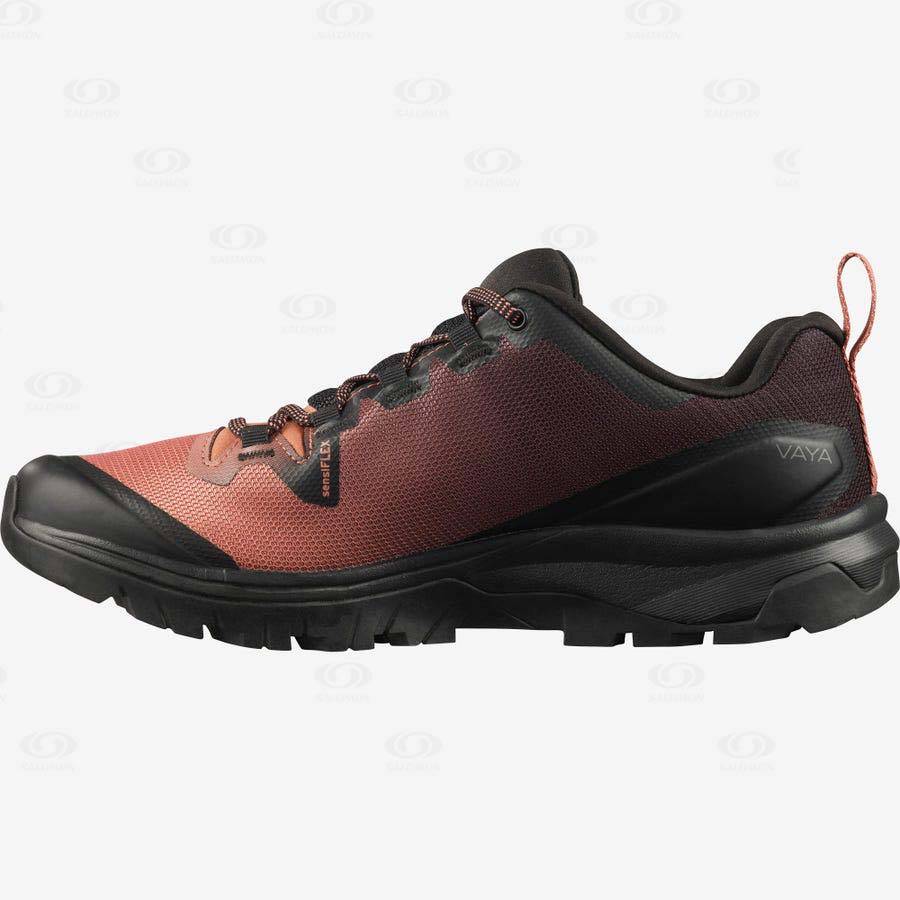 Red Women's Salomon VAYA Hiking Shoes | USA-L1018