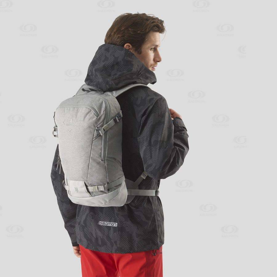 Silver Men's Salomon SIDE 18 Backpacks | USA-L1011