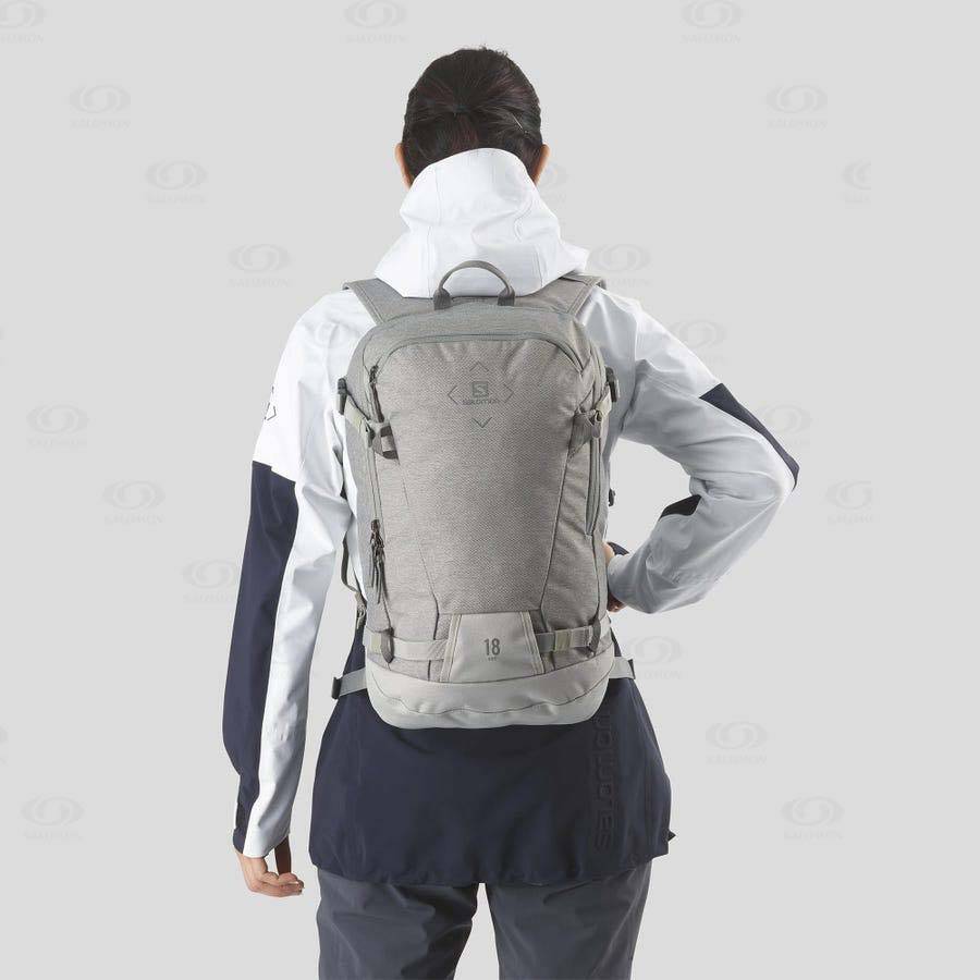 Silver Men's Salomon SIDE 18 Backpacks | USA-L1011