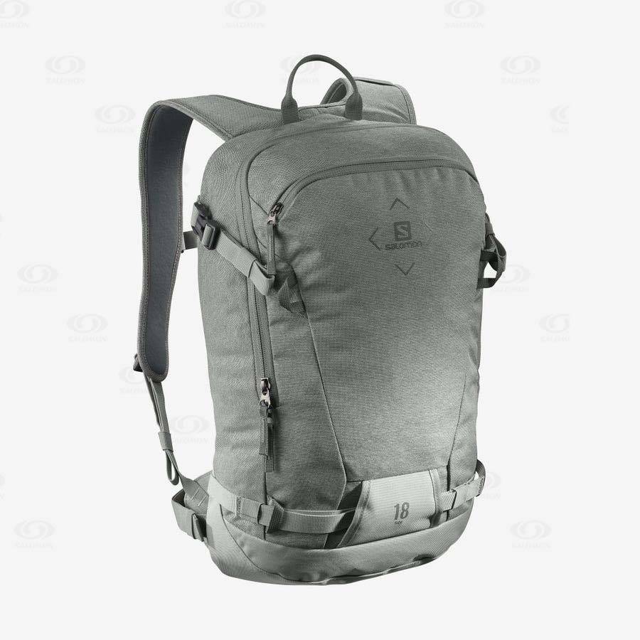 Silver Men\'s Salomon SIDE 18 Backpacks | USA-L1011