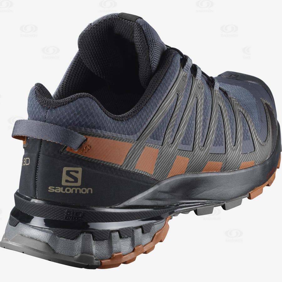 Silver Men's Salomon XA PRO 3D v8 GORE-TEX Waterproof Shoes | USA-N1351