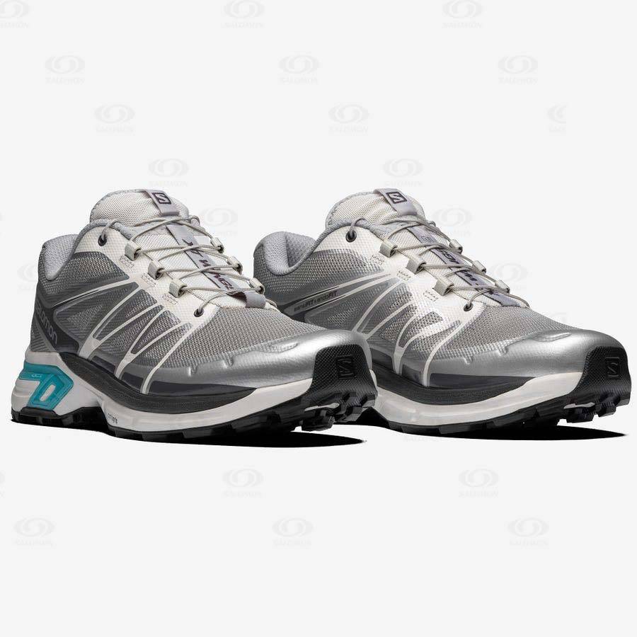 Silver Men's Salomon XT-WINGS 2 ADVANCED Sneakers | USA-L2299