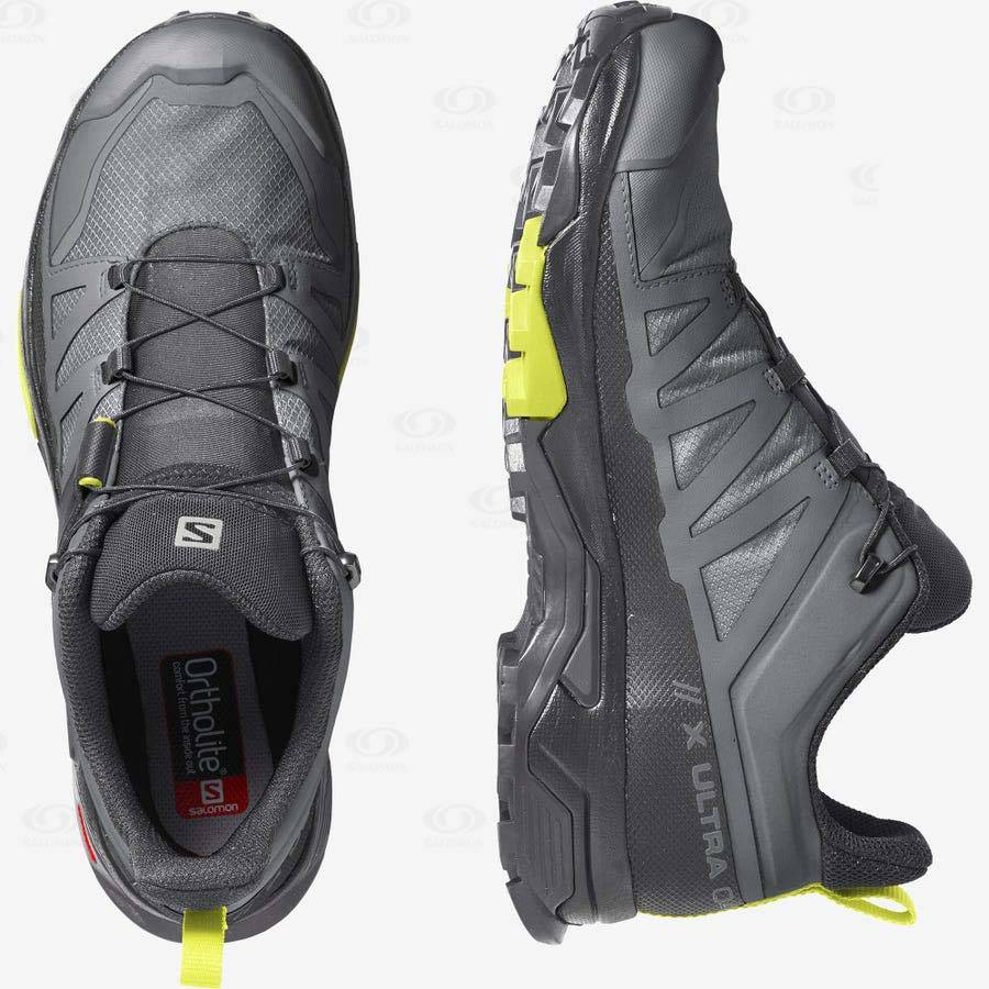 Silver Men's Salomon X ULTRA 4 GORE-TEX Waterproof Shoes | USA-O1943