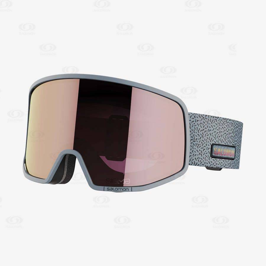 Silver Women\'s Salomon LO FI SIGMA Goggles | USA-A2256