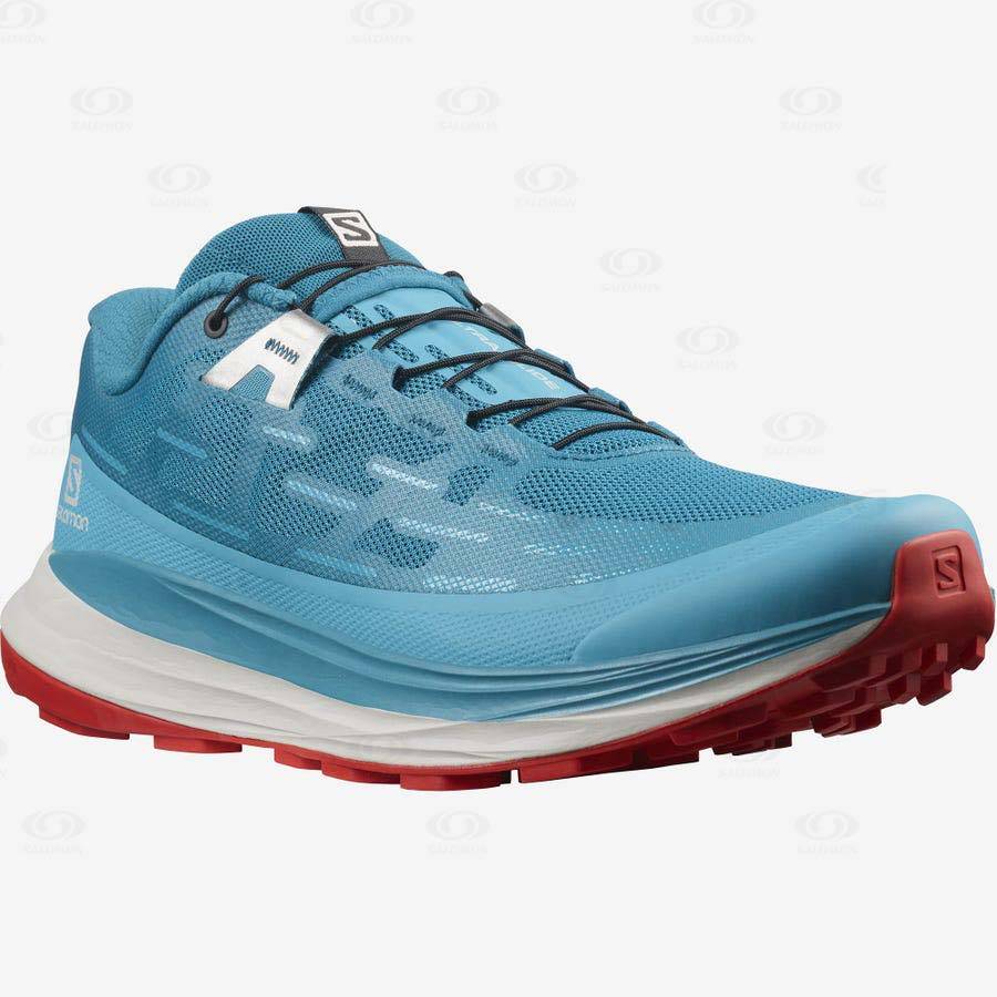 Turquoise Men's Salomon ULTRA GLIDE Trail Running Shoes | USA-A2053