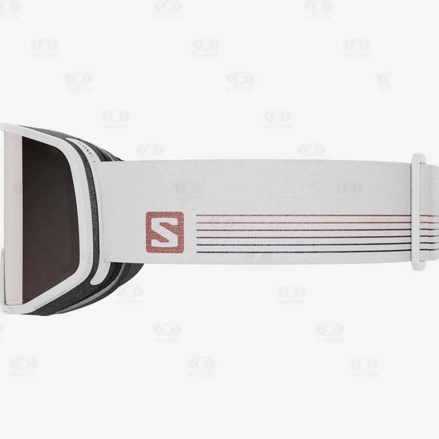 White Men's Salomon LO FI MULTILAYER Goggles | USA-M1139