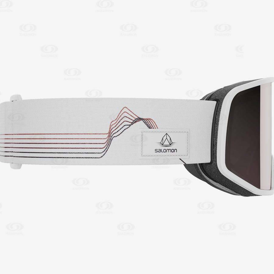 White Men's Salomon LO FI MULTILAYER Goggles | USA-M1139